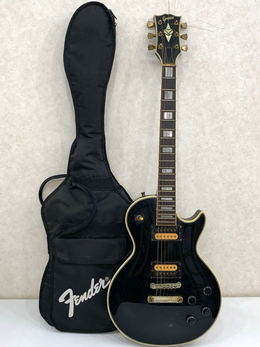 Greco Custom エレキギター ブラック ハードケース付き Yahoo