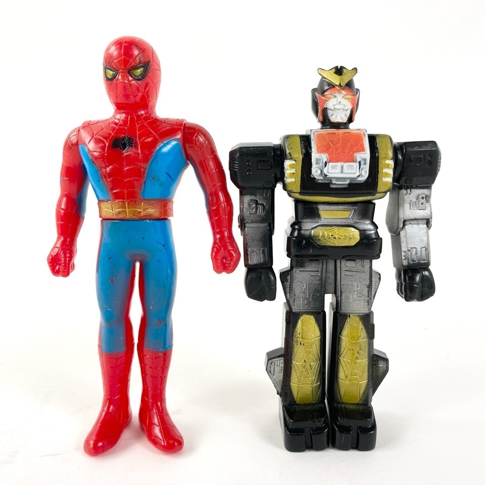 東映スパイダーマン！レオパルドン！レトロソフビ系！最終値下げ 東映