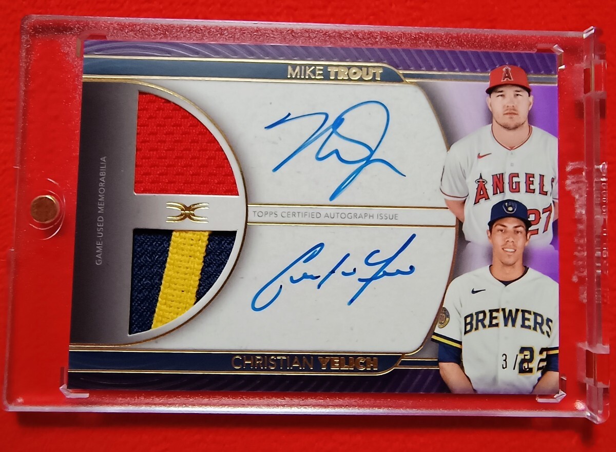 Mike trout マイク・トラウト 直筆サイン カード BGS9.5 Mike trout