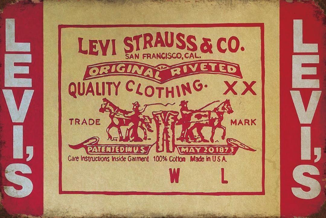 80's Levi's 販促用看板 店舗看板 vintage 販促品 Yahoo!オークション