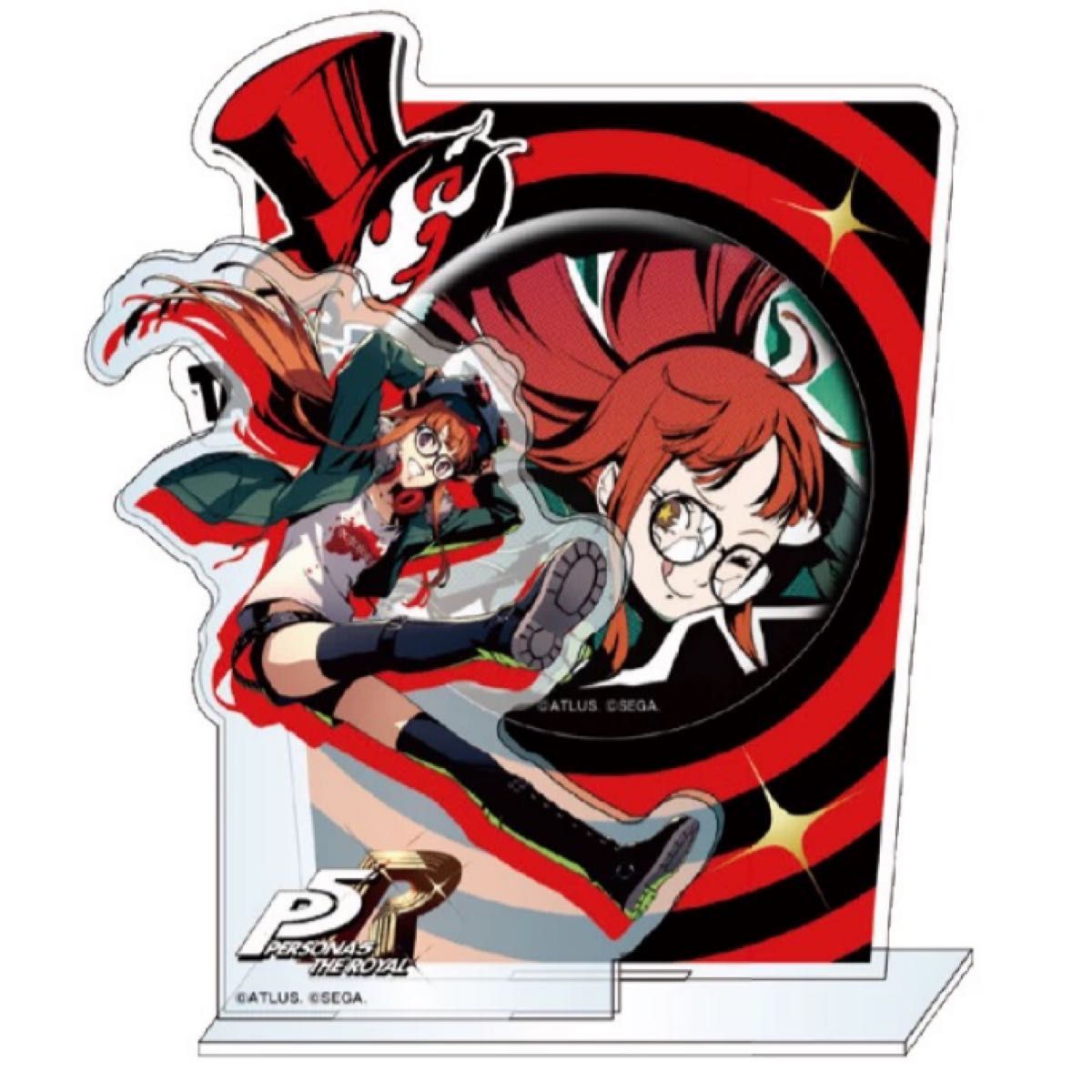 ペルソナ5アニメーション ぎゅぎゅっと 缶バッジ 佐倉双葉 モルガナ 2