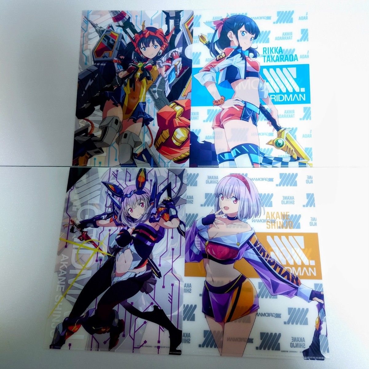 宝多六花 クリアファイル TSUTAYA AXGRIT グリッドマンユニバース