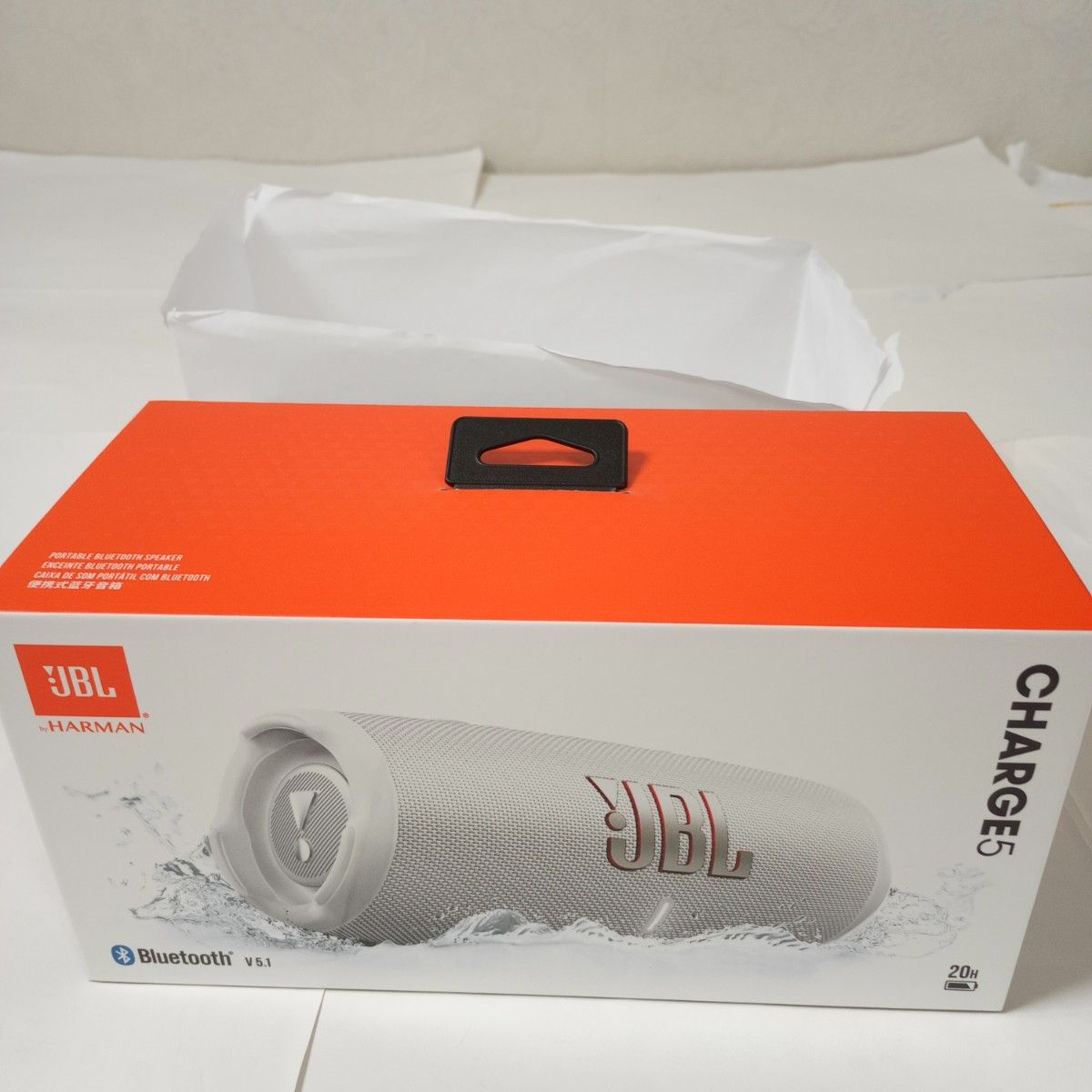 新品未開封】JBL CHARGE 5 Bluetoothスピーカー ホワイト 2個セット