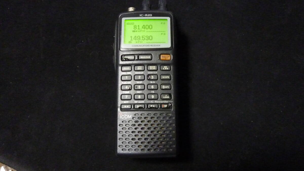 ICOM IC-R20 コミュニケーション受信機 ジャンク 2025年最新】IC-R20