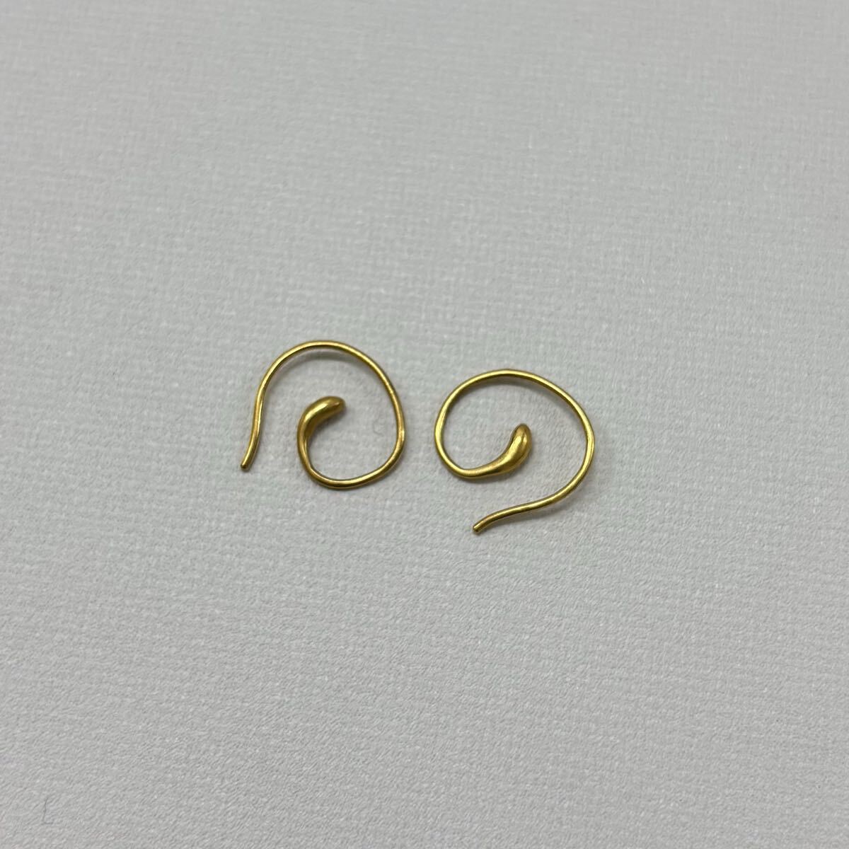 やーぽです。ヨーガンレール 18K ピアス ピアスフック ピアスフック