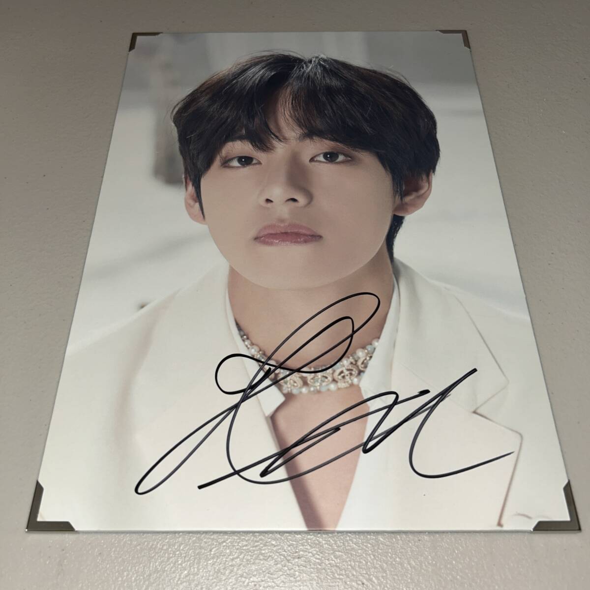 BTS 継続 フォト テテ テヒョン 写真 サイン レア 貴重 2025年最新