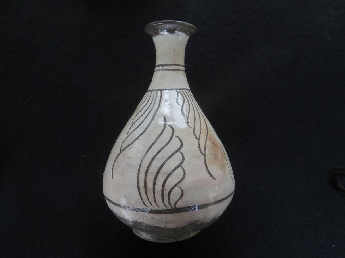 コレクター所蔵 李朝初期頃 刷毛目小徳利 本物保証 Yahoo!オークション