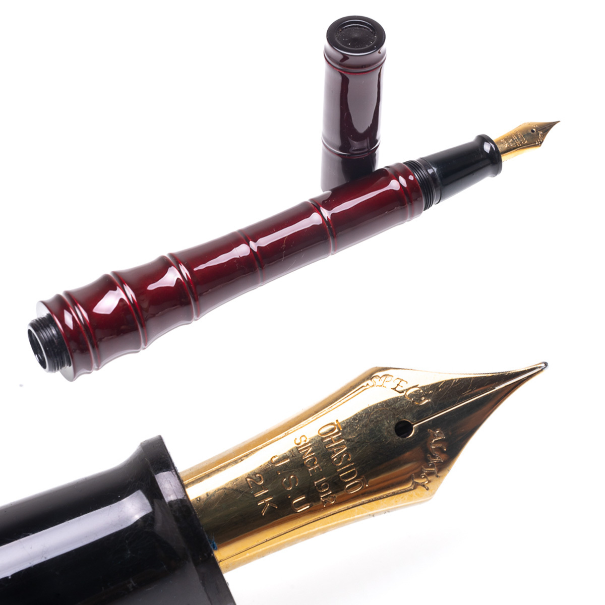 Yahoo!オークション -「大橋堂 万年筆 21k」の落札相場・落札価格