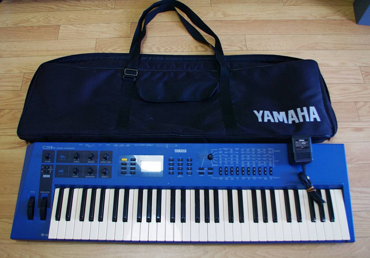 ジャンク YAMAHA CS1x シンセサイザー アダプター付き ヤマハ ジャンク