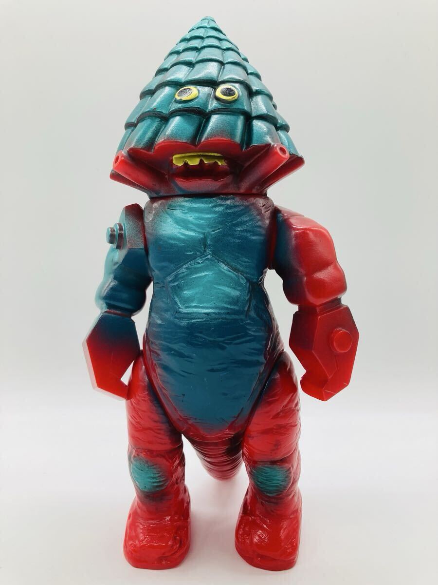 当時物 流星人間ゾーン 恐獣ソフビ5体 未開封 オレンジ ブルマァク