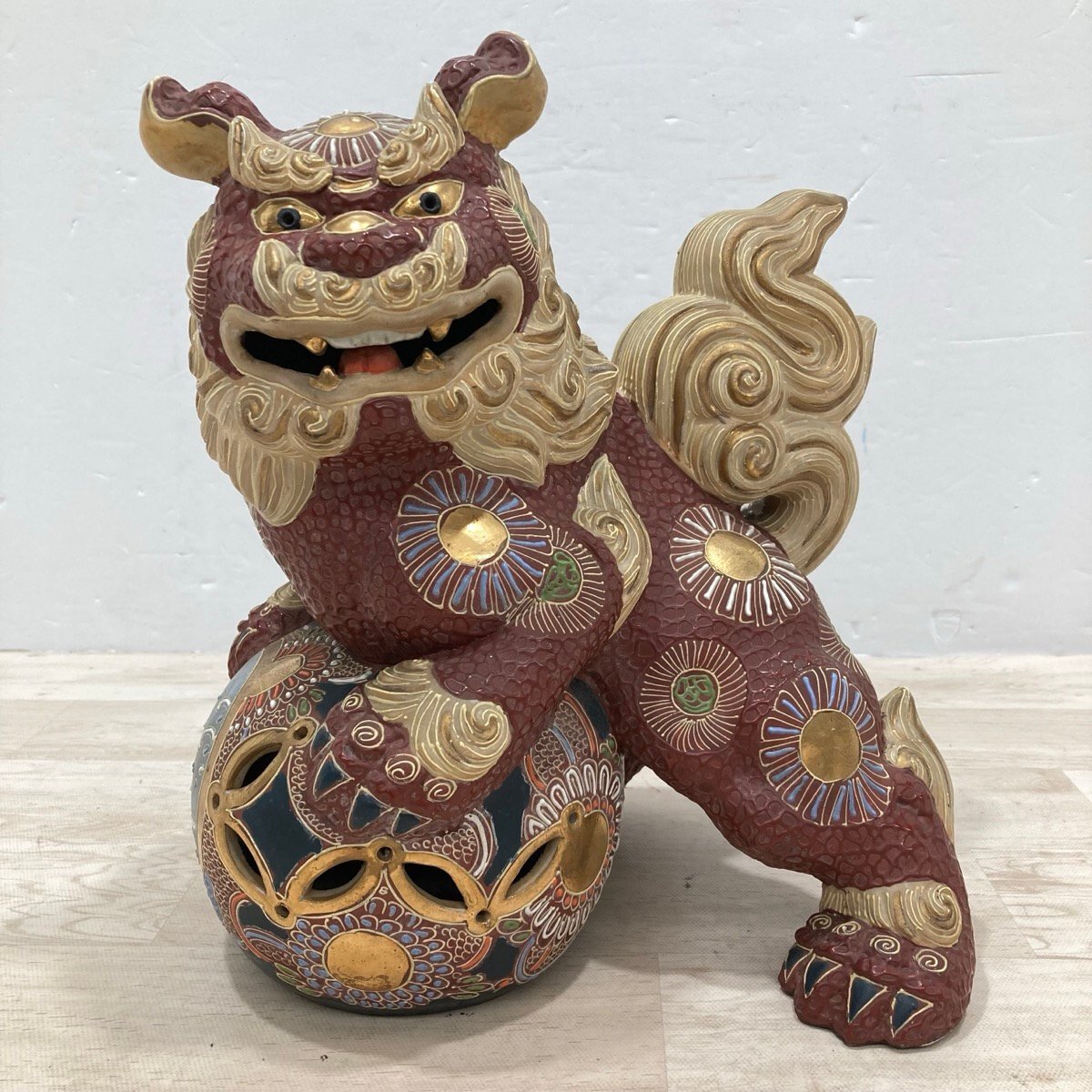 2026年最新】Yahoo!オークション -唐獅子 置物(日本の陶磁)の中古品