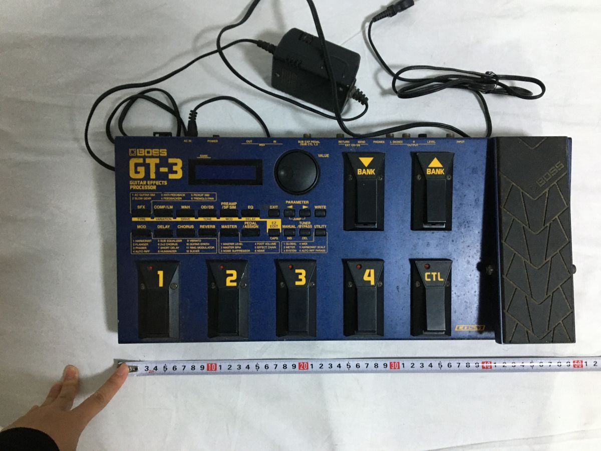 B0103）BOSS GT-3 ACアダプター付き GT3 マルチエフェクター B0103