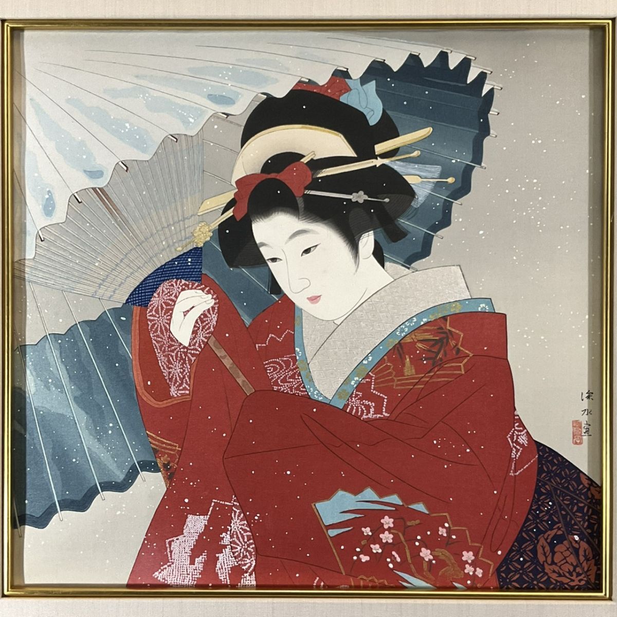 Yahoo!オークション -「伊東深水 絵画」の落札相場・落札価格