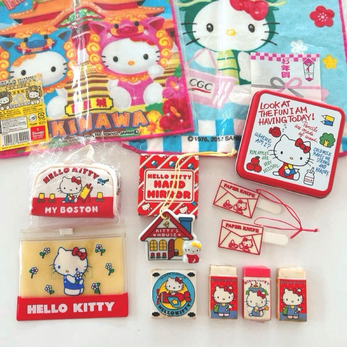 平成レトロ きぐるみHELLOKITTYヨーヨーボール当時物 ストロベリー