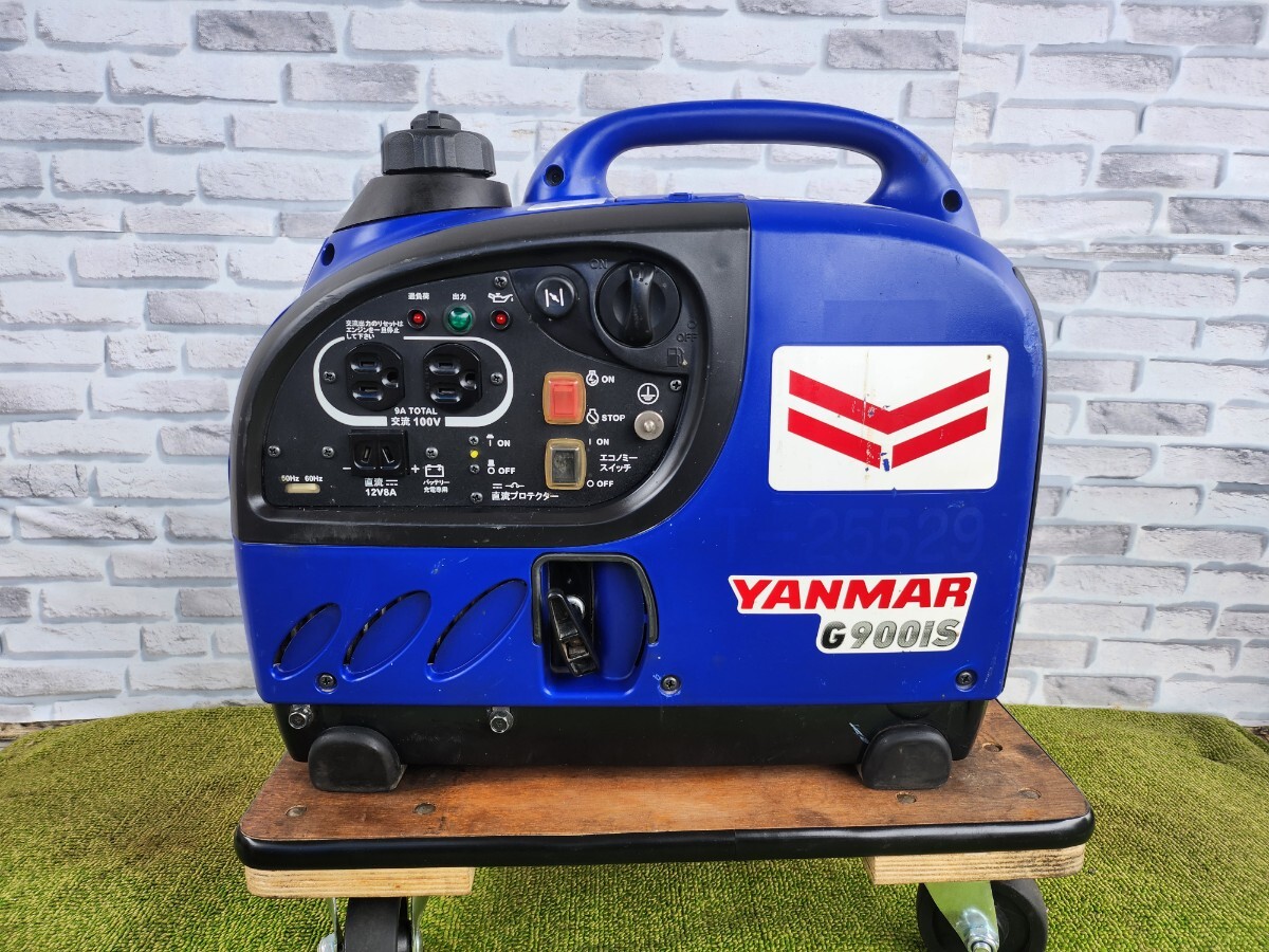 好調エンジン/14日保証付き YANMARインバーターG900IS 発電機 ヤンマー