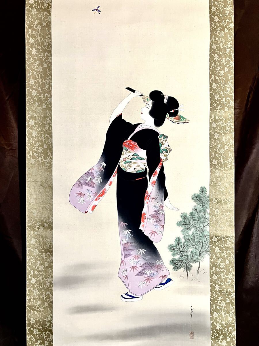 Yahoo!オークション -「伊東深水 肉筆」の落札相場・落札価格