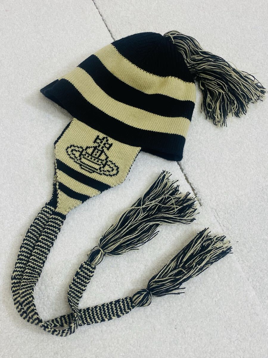 Vivienne Westwood ヴィヴィアンウエストウッド ニット帽 オーブ 耳