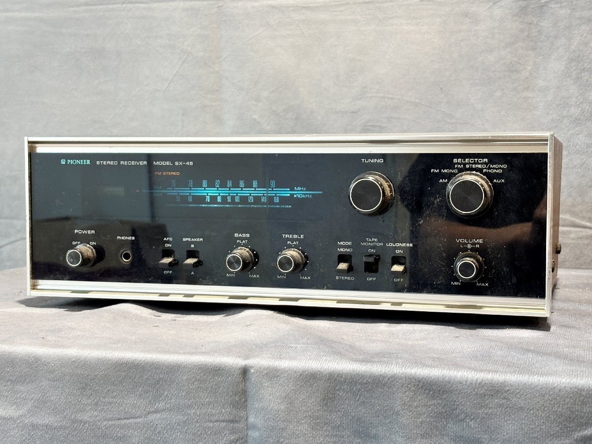 B0103）PIONEER SX-45 1970年代 総合アンプ 当時物 レトロ PIONEER SX