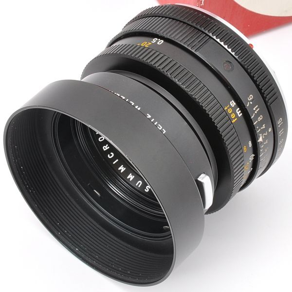 ライカ ライツ ドイツ製 ズミクロンR 50mm F2(OH済み)+純正フード