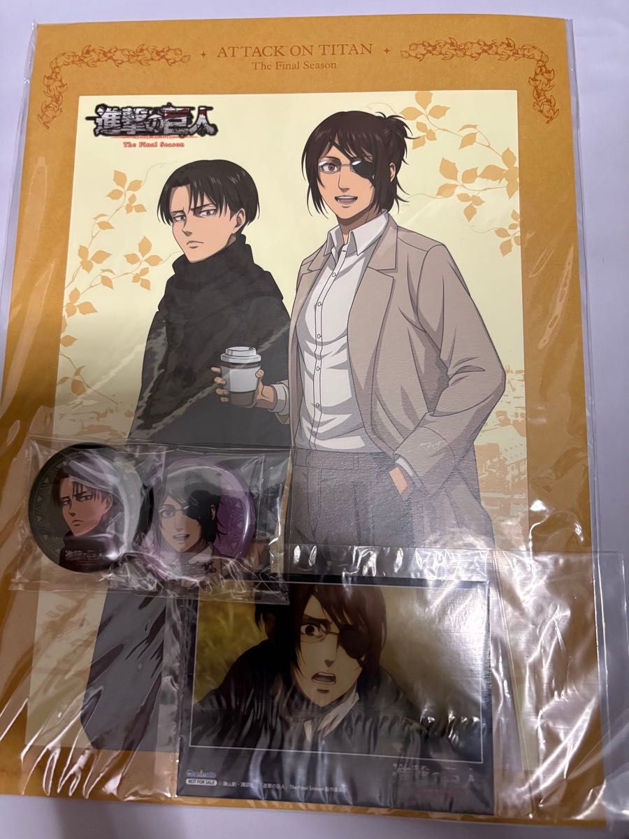 進撃の巨人 エルヴィン 缶バッジ プリンスホテル フード特典 缶 池袋