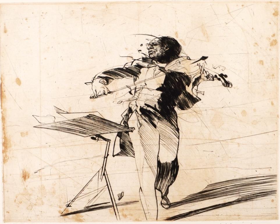 最終値下げ！クロード・ワイズバッシュのリトグラフ「バーレスク