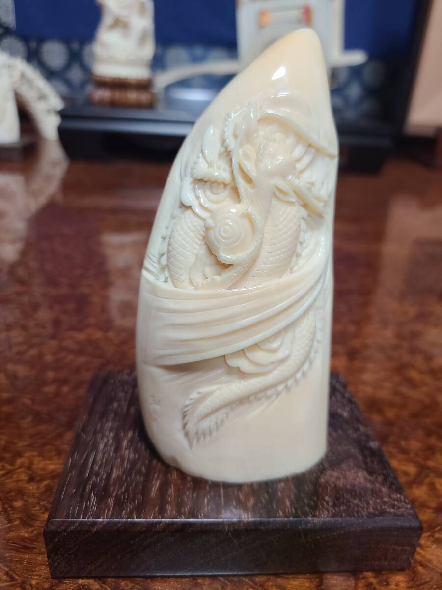 Yahoo!オークション -「マッコウクジラ歯」(東洋彫刻) (彫刻、オブジェ