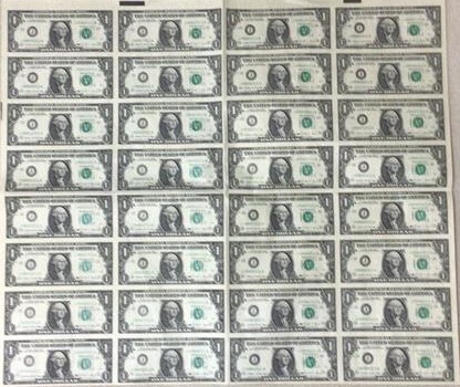 Yahoo!オークション -「1ドル紙幣 未裁断」(紙幣) (貨幣)の落札相場