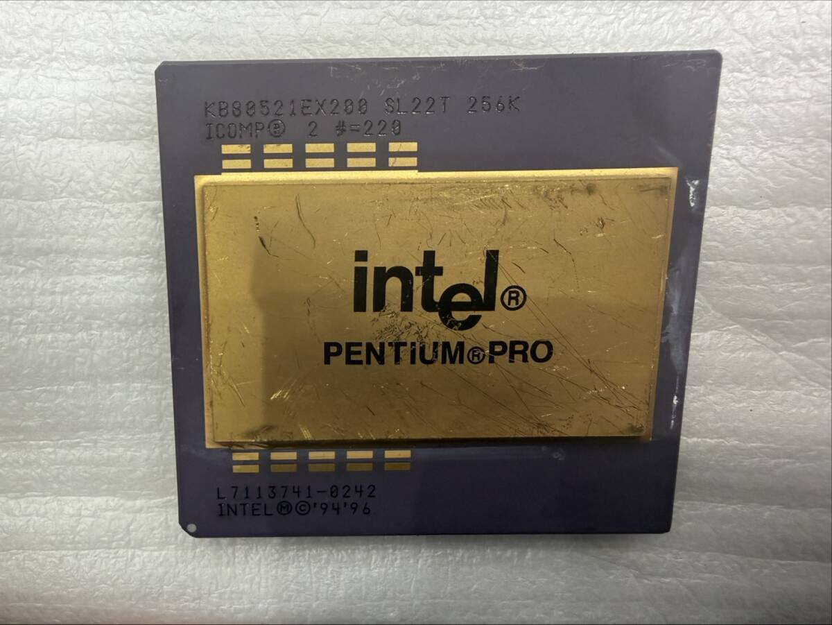 Yahoo!オークション -「pentium pro」(CPU) (パーツ)の落札相場・落札価格