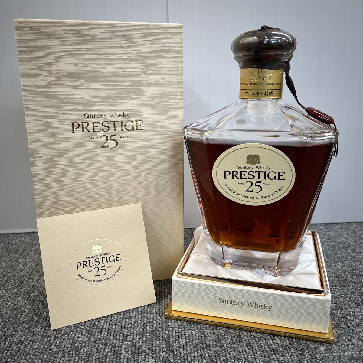 Yahoo!オークション -「サントリー プレステージ25年」の落札相場