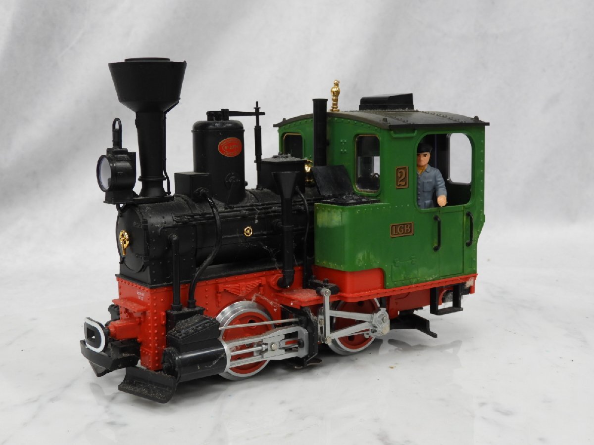 Gケージ LEHMANN LGB 蒸気機関車セット（本体・貨車・レール）美品
