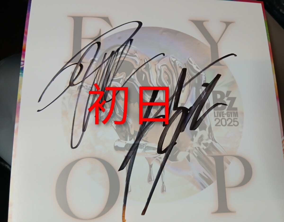 B'z LIVE-GYM IT'S SHOWTIME!!直筆サイン色紙 B'z 直筆サイン色紙 LIVE