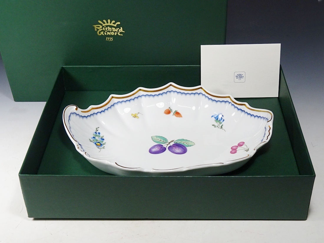 未使用】リチャード・ジノリ イタリアンフルーツ スープ皿 4枚セット