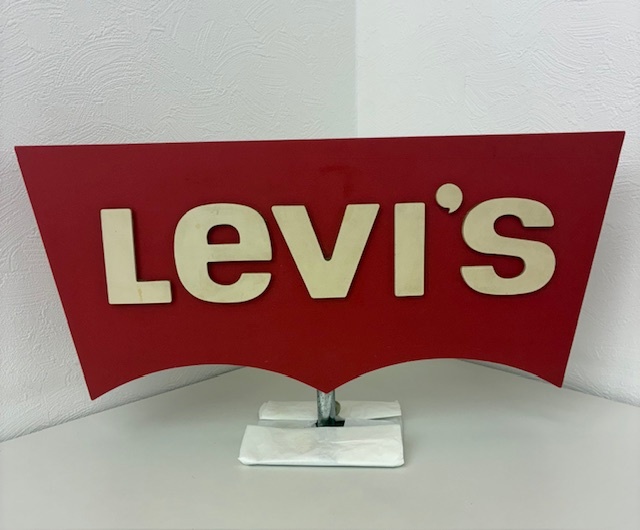 Yahoo!オークション -「リーバイス」(看板) (広告、ノベルティグッズ