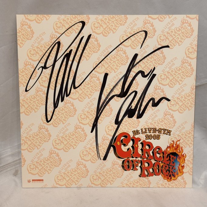 Yahoo!オークション -「b'z サイン色紙」の落札相場・落札価格