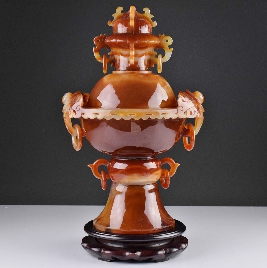 Yahoo!オークション -「瑪瑙 香炉」の落札相場・落札価格