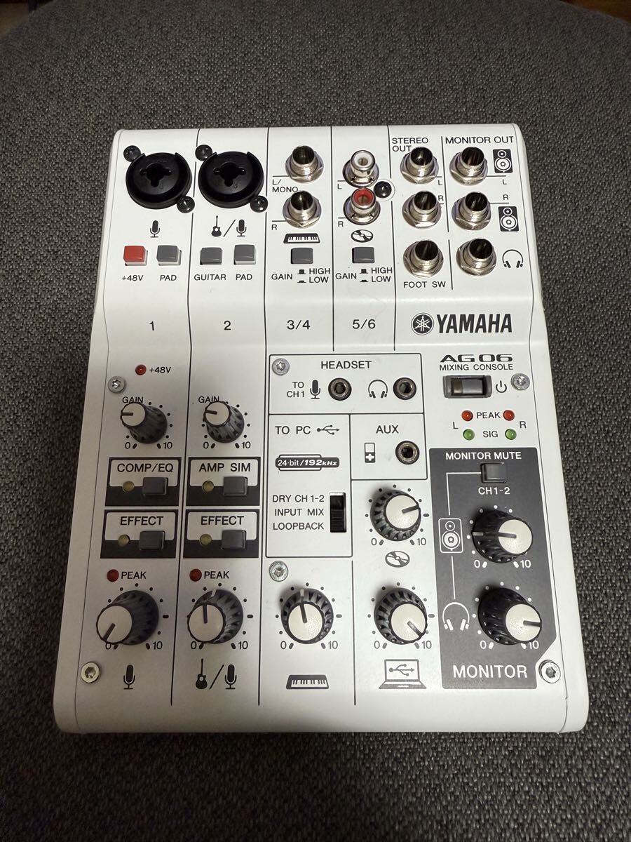 箱付き/美品】YAMAHA AG06【USED】 Yahoo!オークション -「yamaha ag06