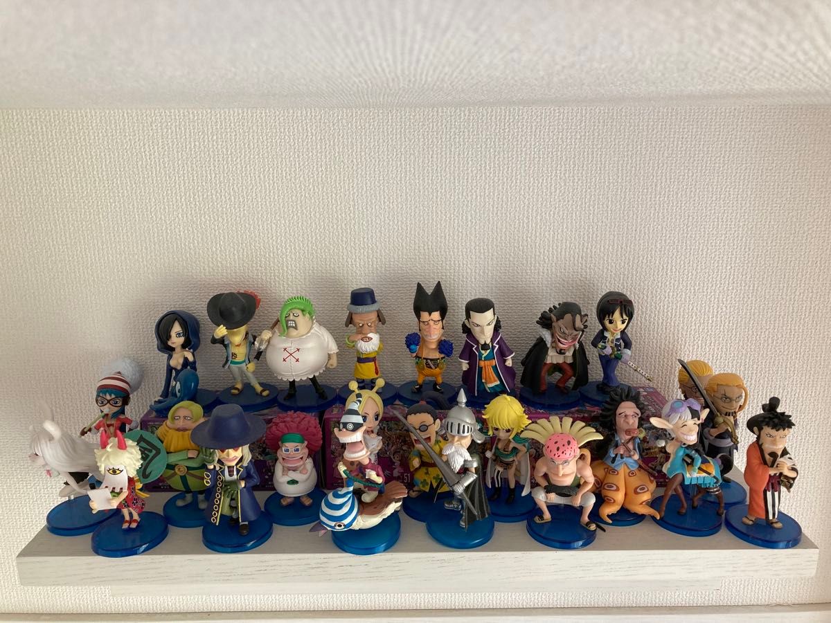 ONE PIECE ワーコレ ドレスローザ 麦わら大船団 子分盃 7体セット ONE