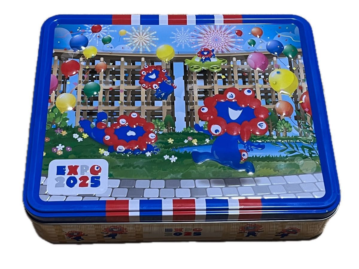 関西大阪万博限定エキスポミャクミャクスイーツアソート缶クッキー缶