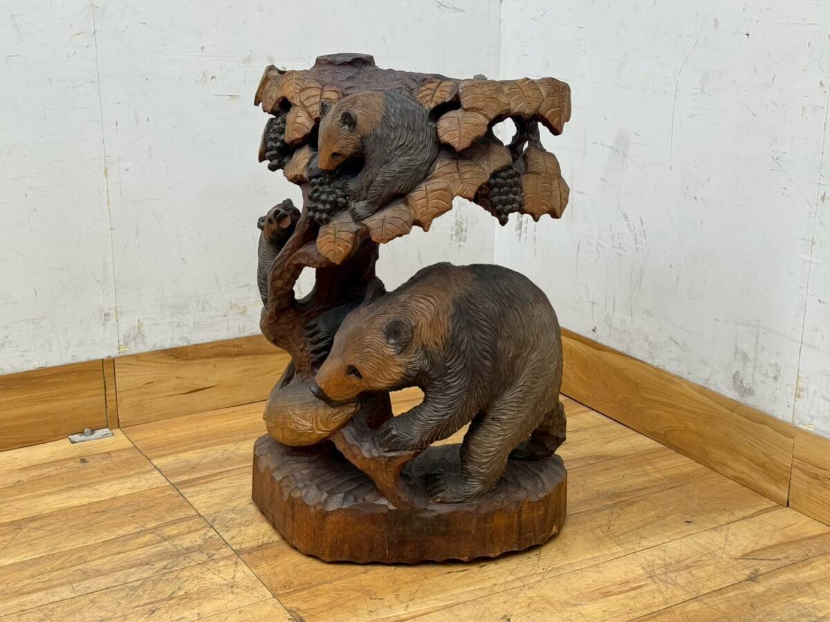 Yahoo!オークション -「木彫り 熊 親子」の落札相場・落札価格