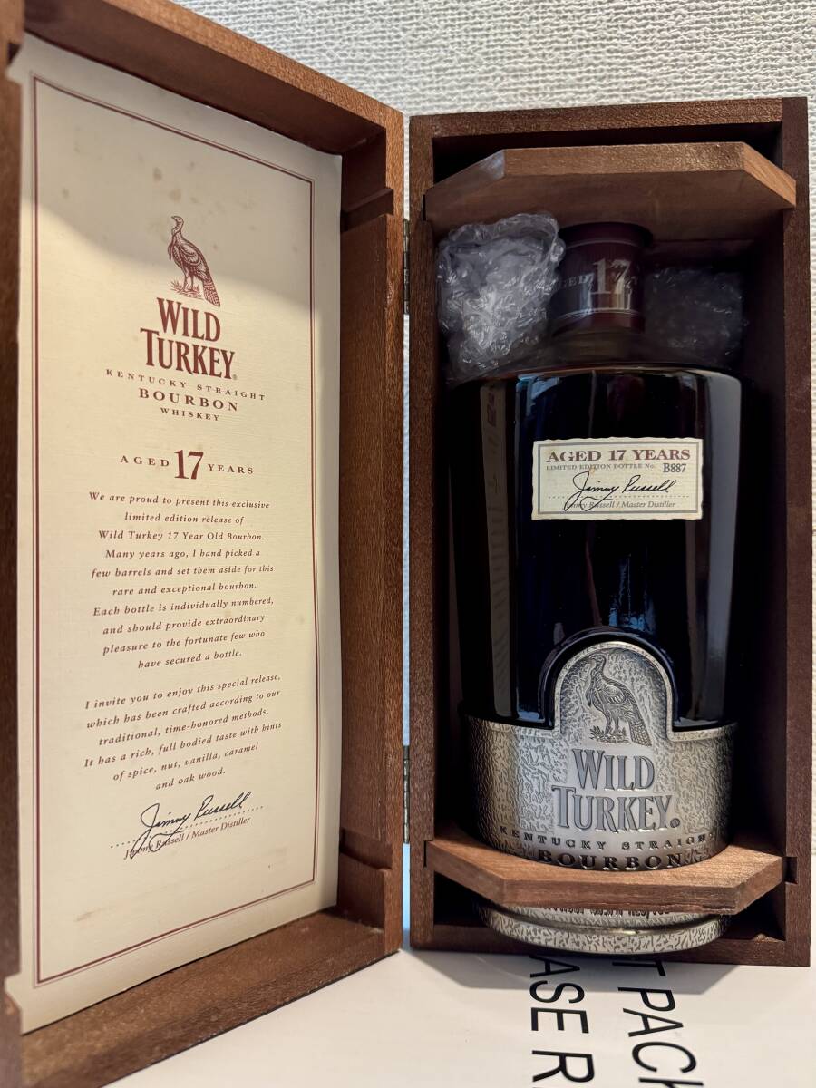 Yahoo!オークション -「ワイルドターキー17年」(バーボン) (ウイスキー