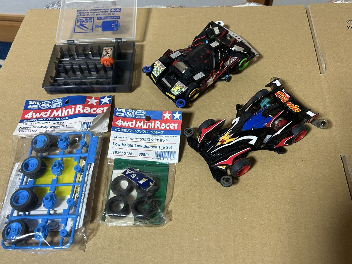 ミニ四駆(ジャンク!!)写真に入っていないものもあります。 ミニ四駆