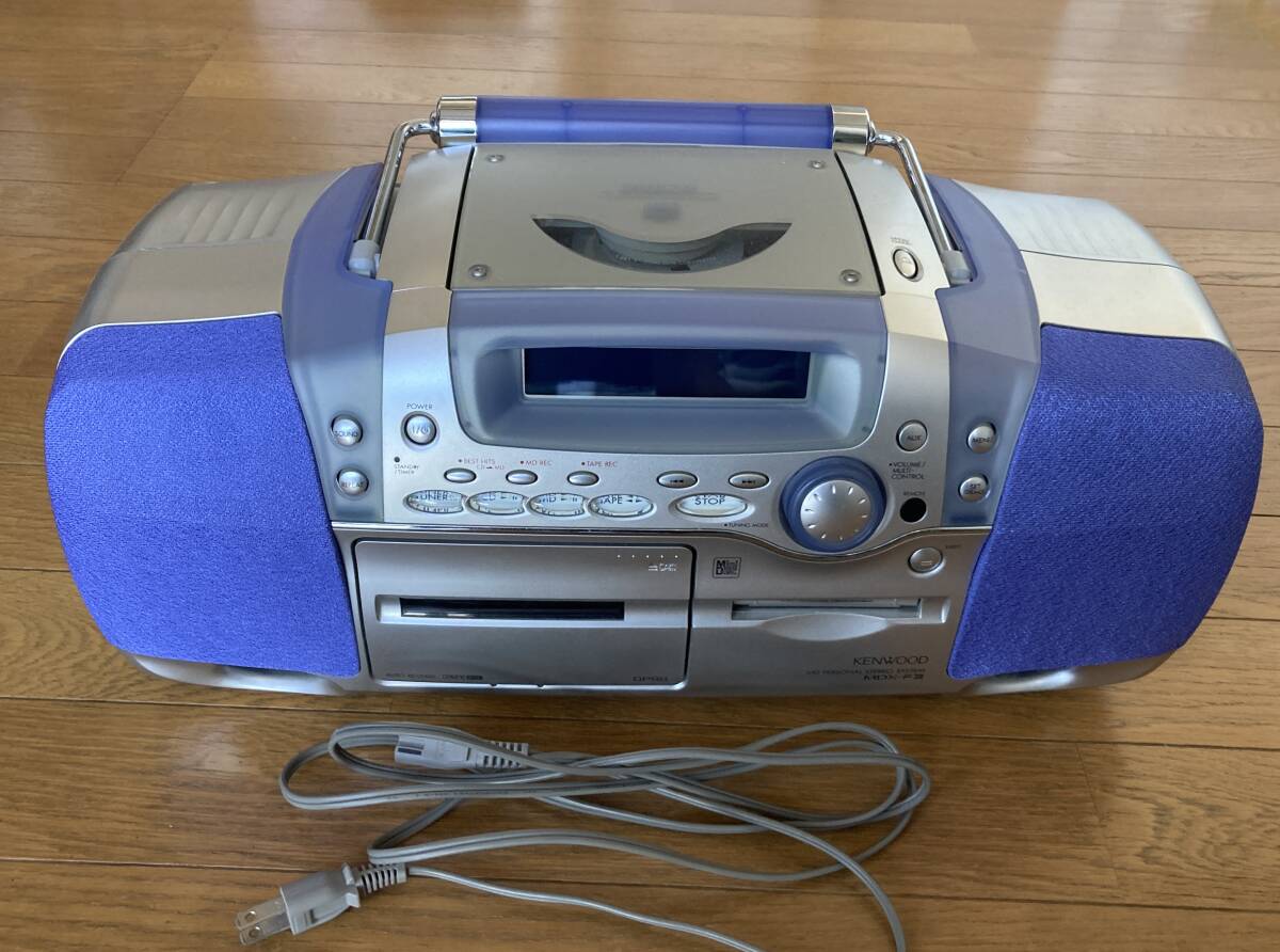 Yahoo!オークション -「cdラジカセ(kenwood)mdx-f3」の落札相場・落札価格