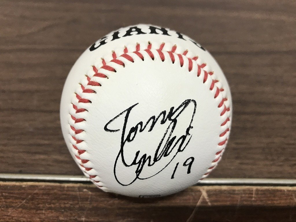 菅野智之 直筆サインボール MLB公式試合球 Yahoo!オークション - 読売