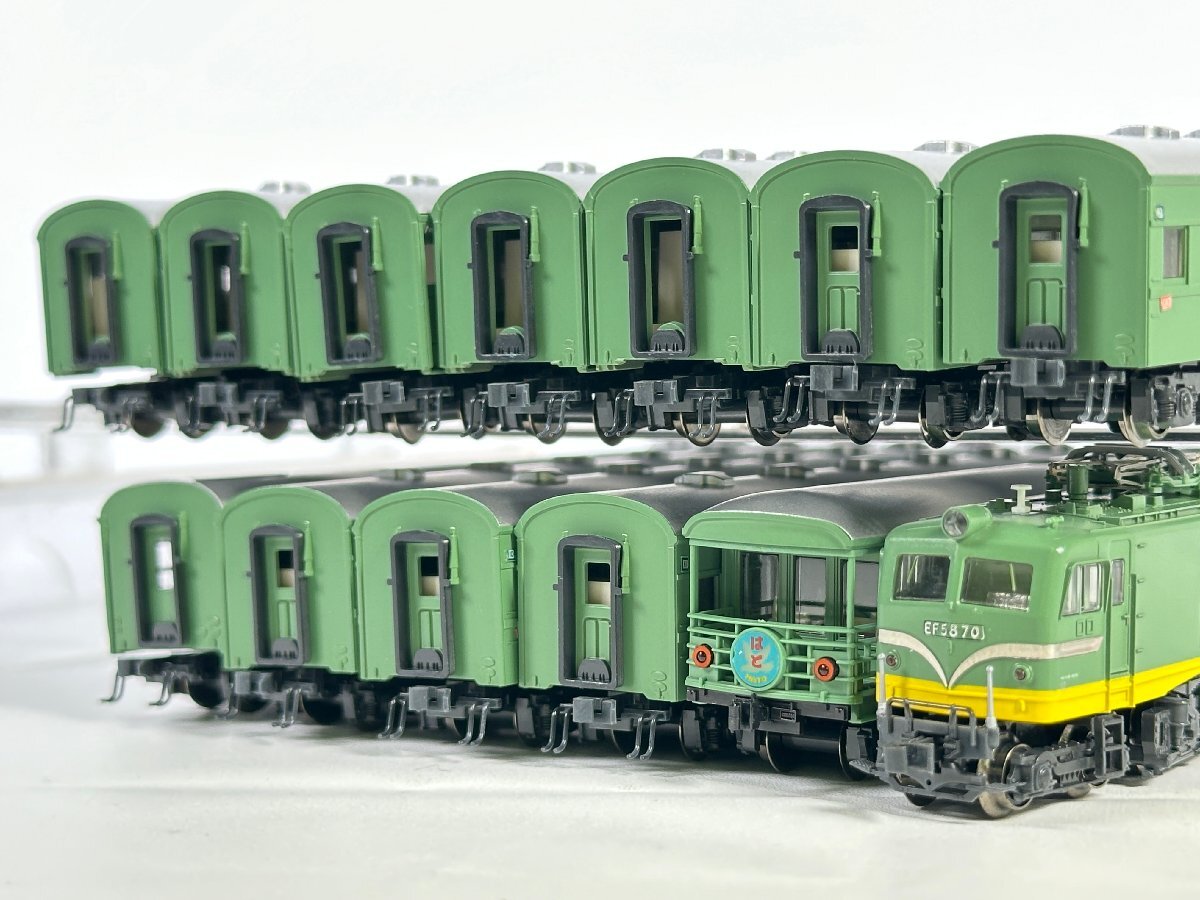 KATO Nゲージ鉄道模型 EF58 青大将客車セット Nゲージ鉄道模型 KATO EF58