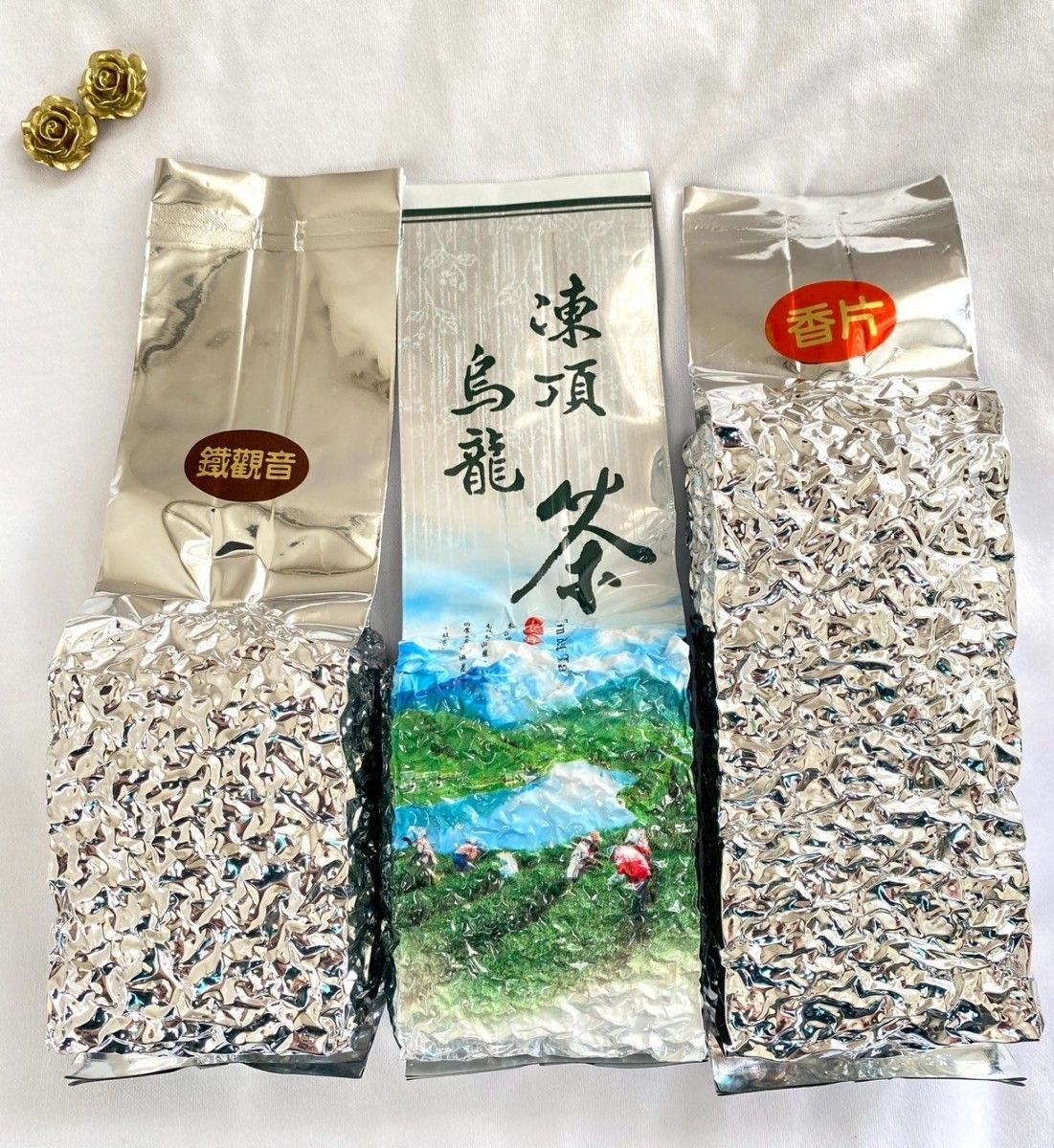 張一元 ジャスミン茶 4缶セット（白雪）（白毛猴）（毛尖）（白）50gx4