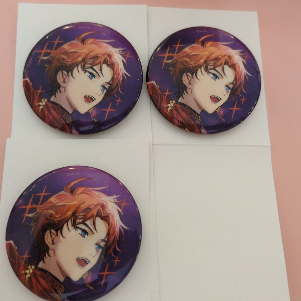 北見遊征 IMPACT ランダムキラキラ缶バッジ 缶バッジ 太陽組 にじさん