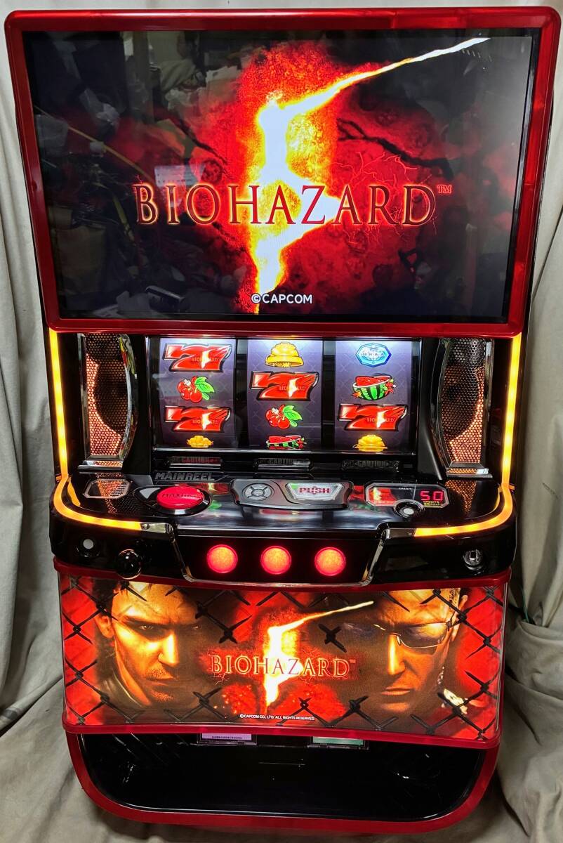 Yahoo!オークション -「バイオハザード5」(パチスロ実機) (パチンコ
