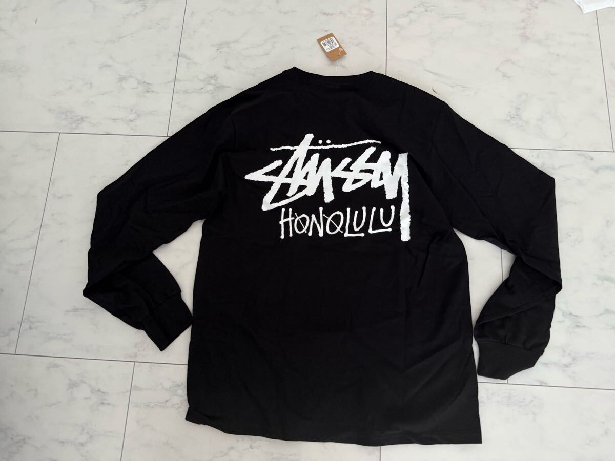 新品 stussy ステューシー ハワイ限定 ホノルル ロンT 長袖Tシャツ