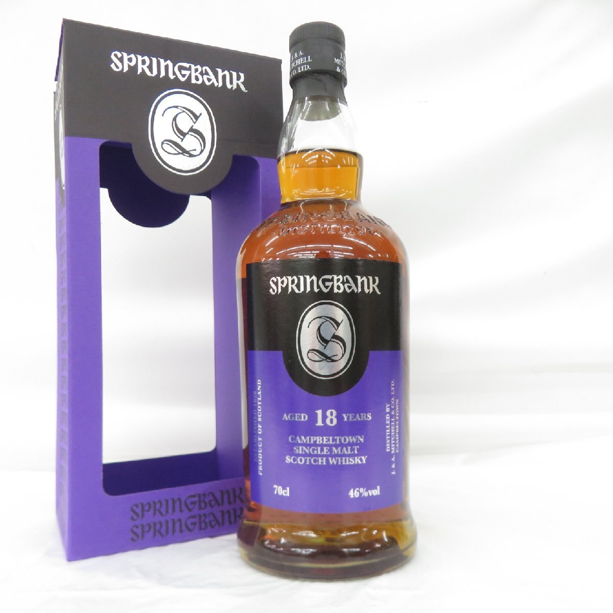Yahoo!オークション -「スプリングバンク18年」(シングルモルト