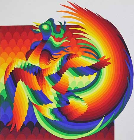 Yahoo!オークション -「靉嘔 ay-o アイオー」(シルクスクリーン) (版画